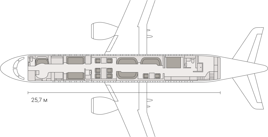 jet aziendale Embraer Lineage 1000